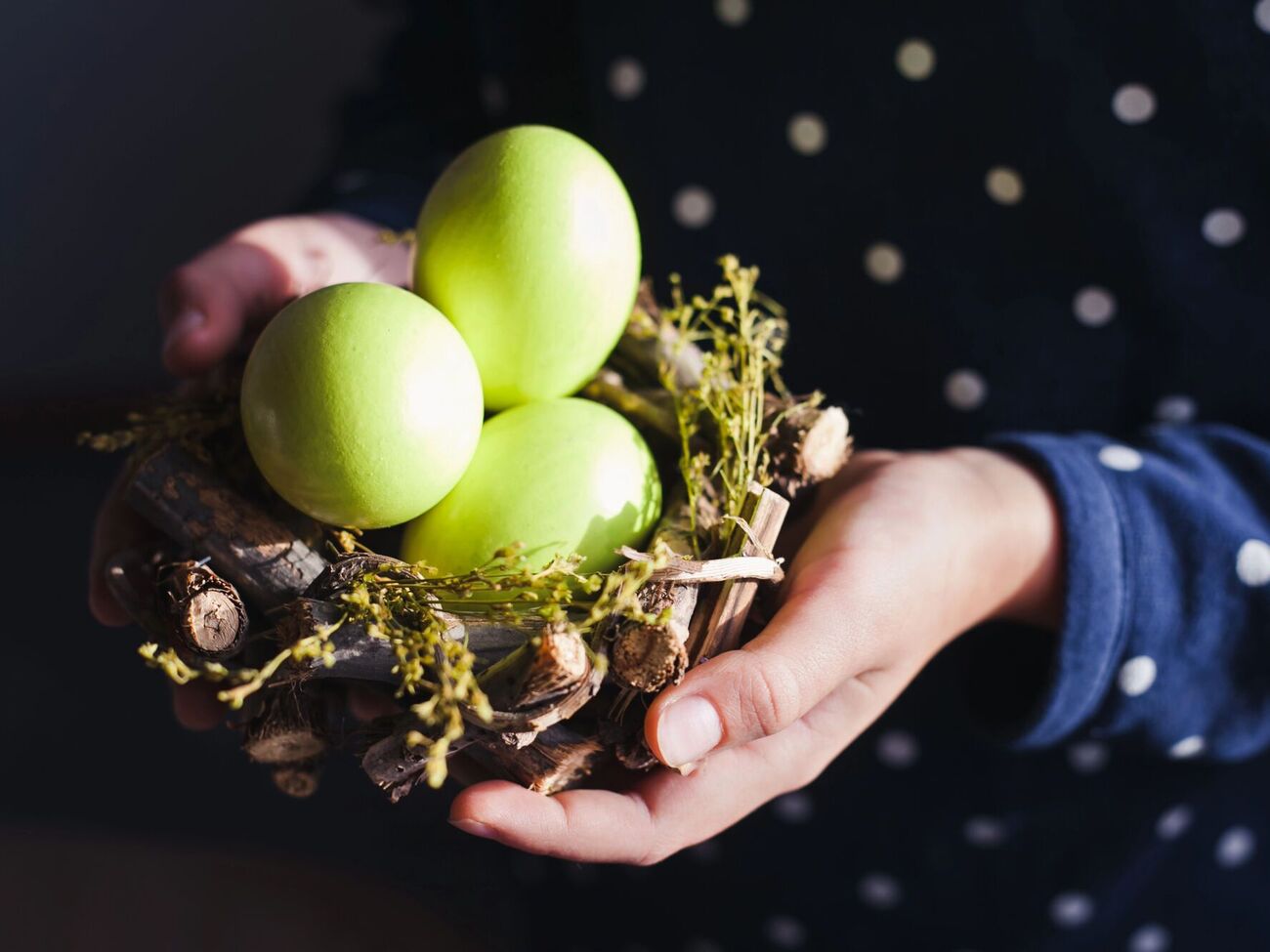 Яйця швидко набудуть кольору