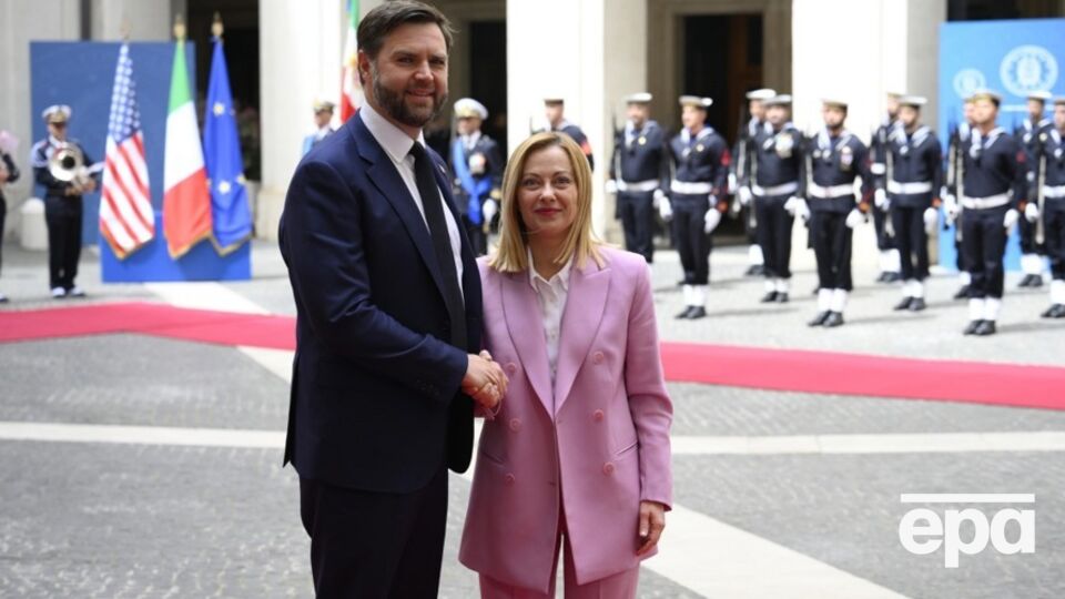 Мелоні зустріла Венса у своїй резиденції Палаццо Кіджі