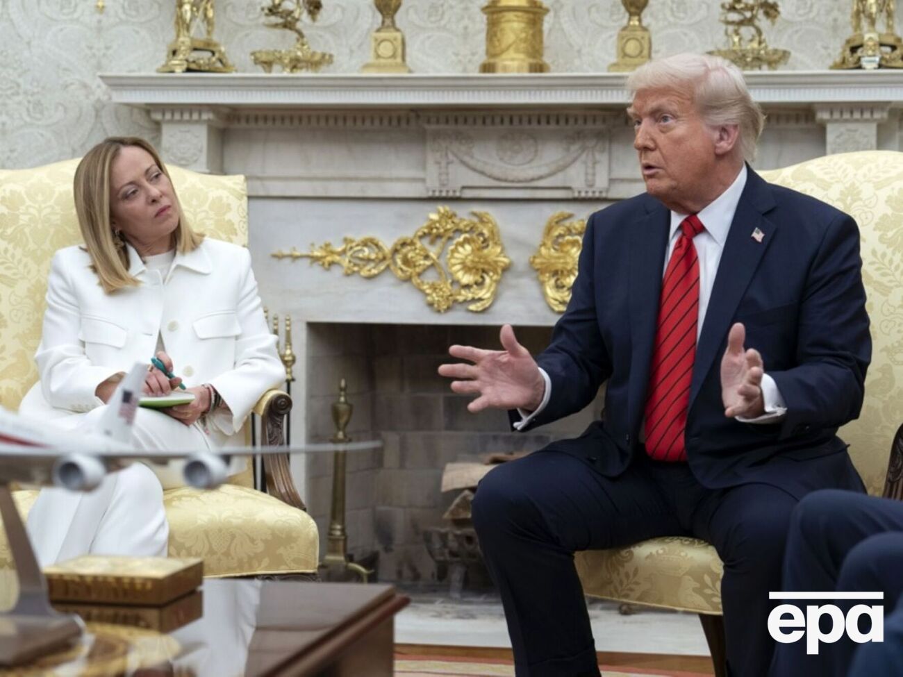 Під час зустрічі Трамп назвав Мелоні "дуже особливою людиною"