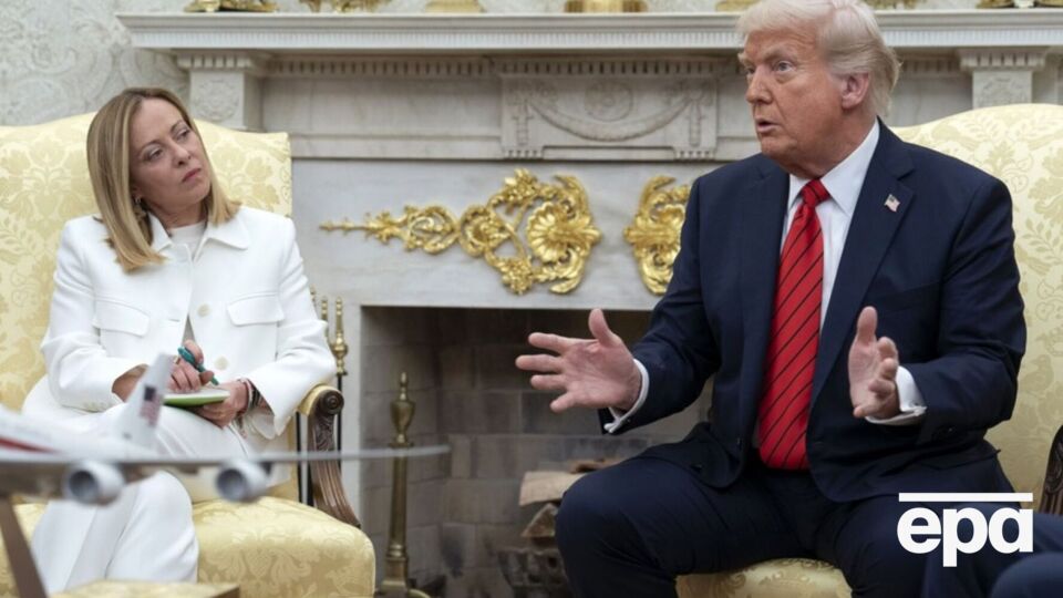 Во время встречи Трамп назвал Мелони "очень особенным человеком"
