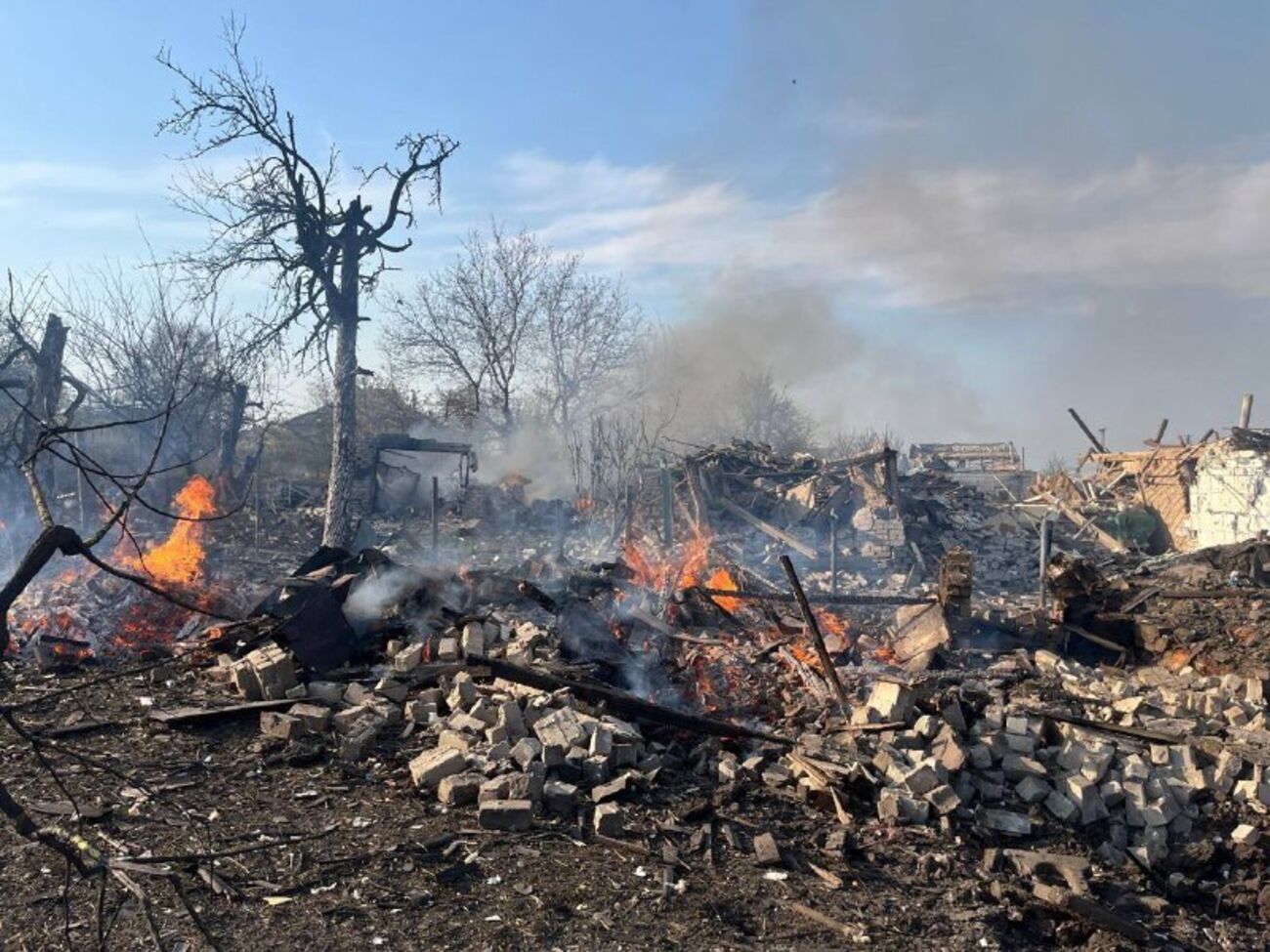 Унаслідок обстрілу поранено п'ятьох людей