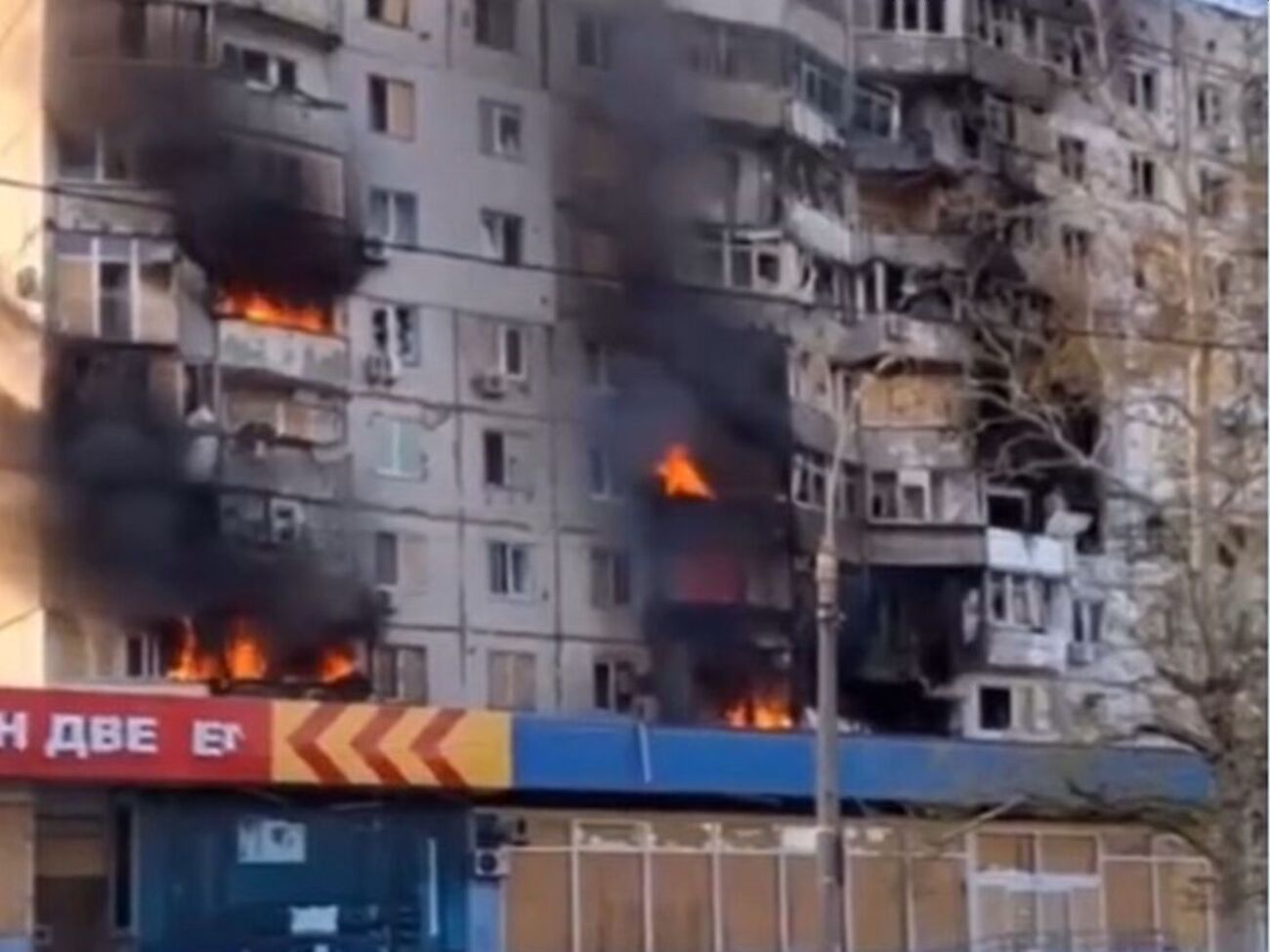 В Херсонской ГВА сообщили, что это второй случай за сегодня, когда войска атакуют жилые кварталы в Херсоне