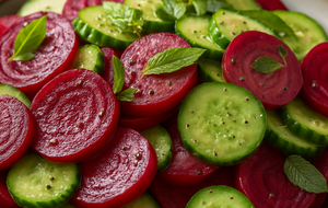 Салат заправляется оливковым маслом