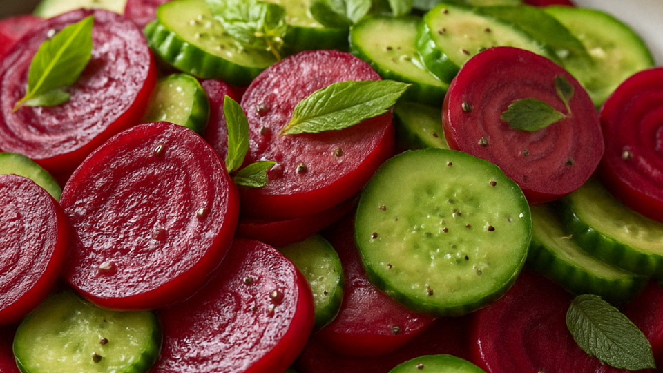 Салат заправляется оливковым маслом