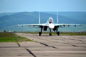 Российский самолет был уничтожен на аэродроме