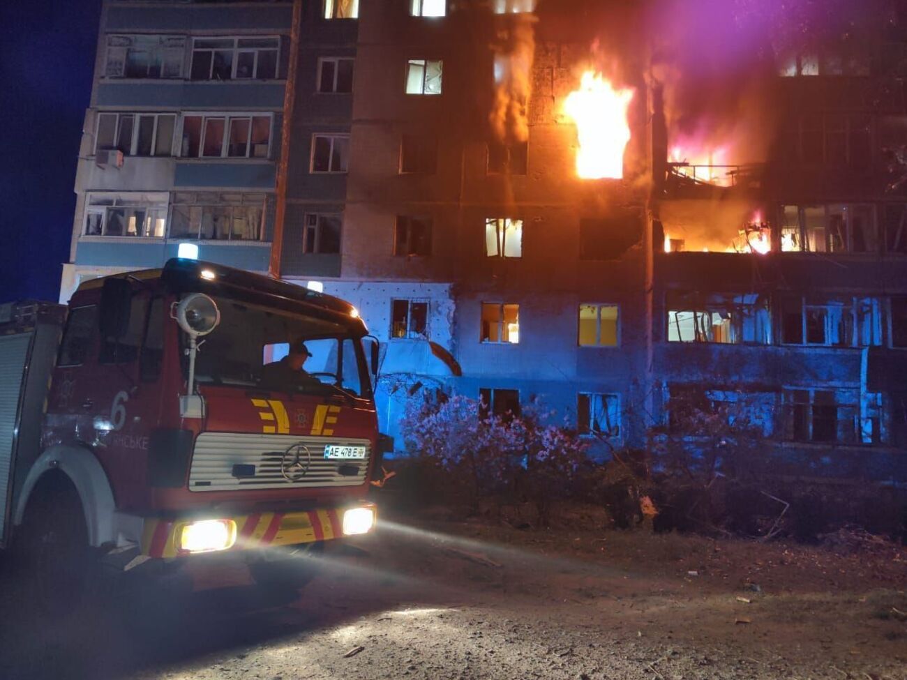 Російський безпілотник влучив у житловий будинок