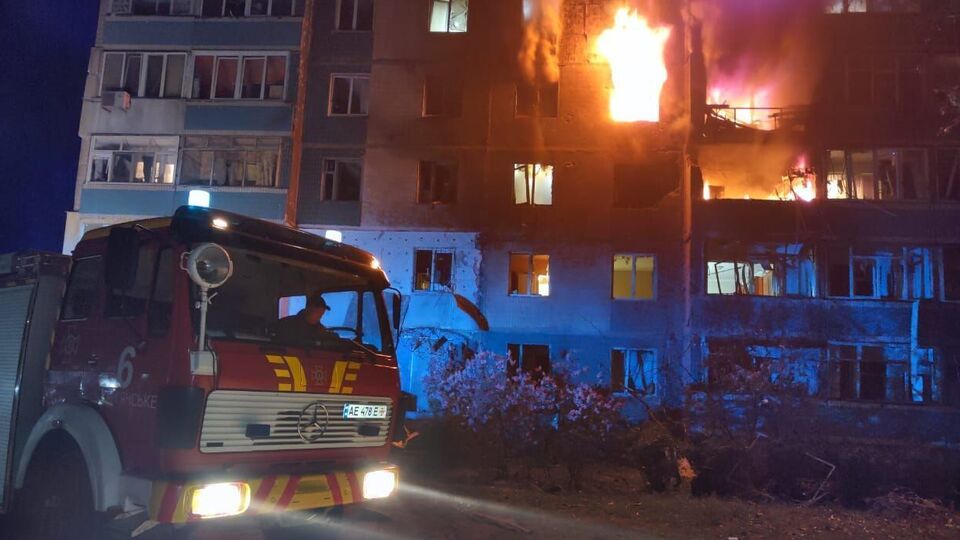 Російський безпілотник влучив у житловий будинок