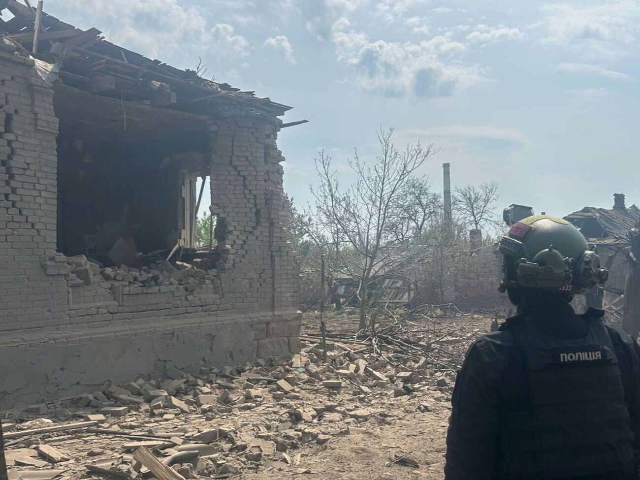 Враг обстрелял город ФАБ-250 из универсального модуля планирования и коррекции