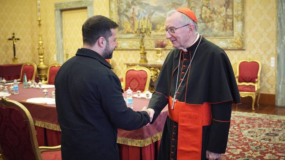 Зеленский встретился с Паролином (на фото) и Дзуппи