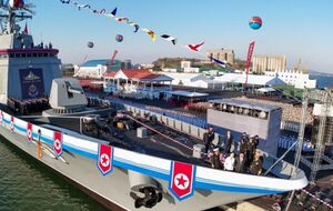 Корабль весит 5 тыс. тонн, его оснастили передовыми ударными системами огня