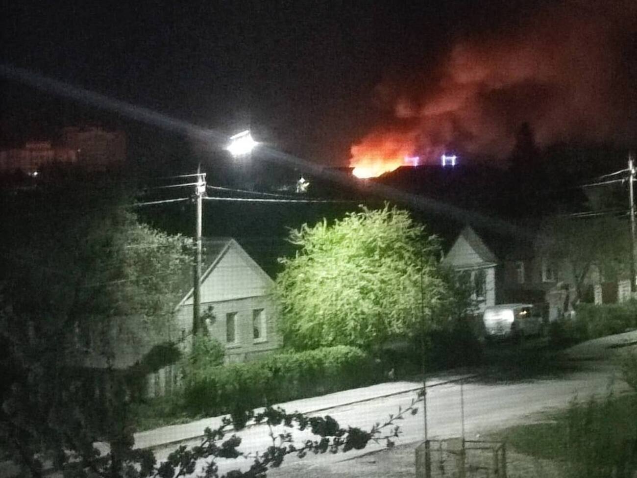 В Брянске зафиксированы сильные взрывы