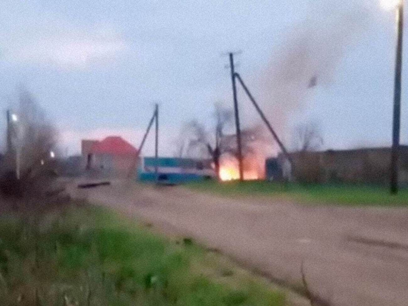 ГУР МО показал взрыв автомобиля оккупантов