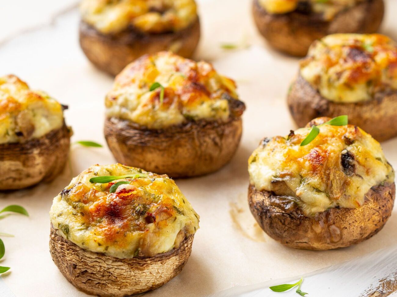 Для рецепта вам понадобится 10 грибов