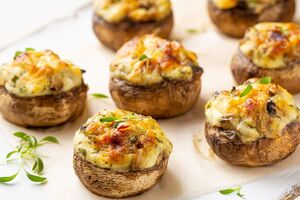 Для рецепта вам понадобится 10 грибов