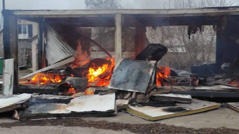 В Сумской области оккупанты попали в модульное отделение