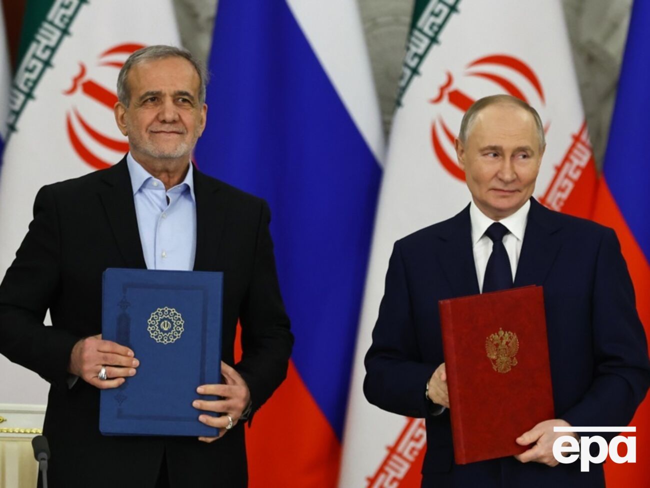 Путин и Пезешкиан подписали договор о партнерстве между странами в этом году в январе