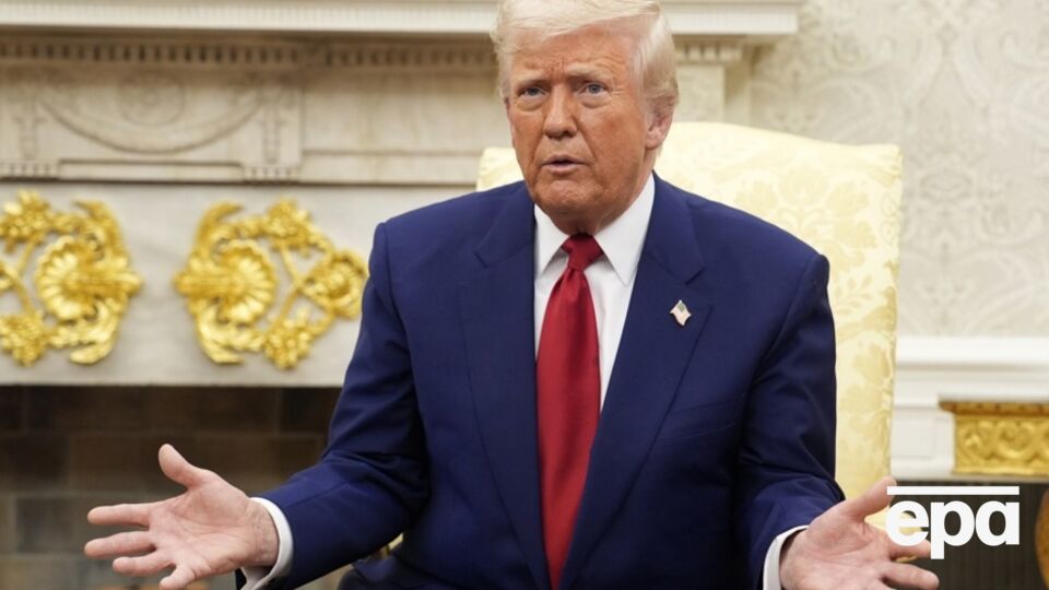 ЗМІ пише, що капітал Трампа (на фото) за тиждень зменшився із $4,7 млрд до $4,2 млрд через падіння ринків