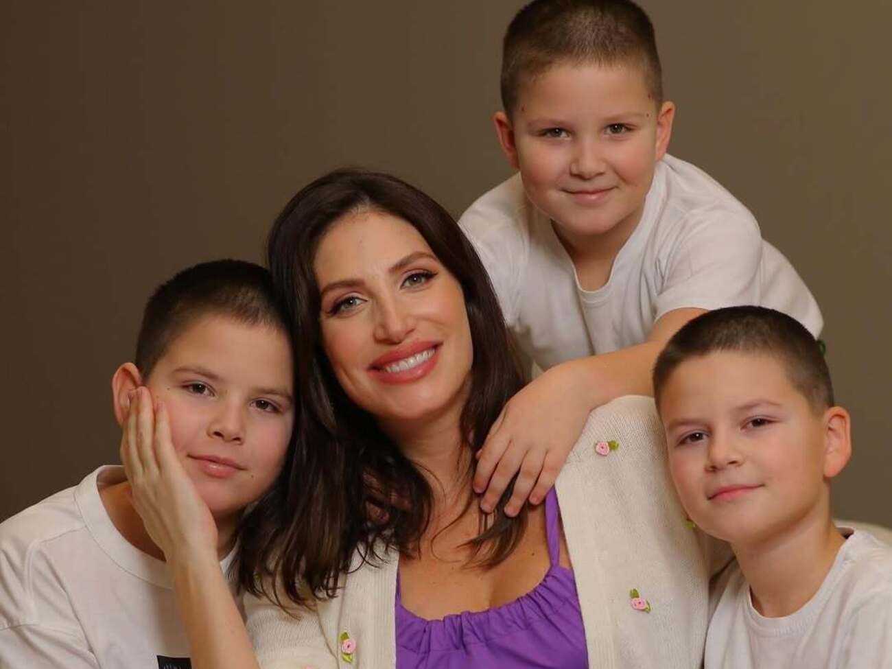 У Зиневич трое сыновей