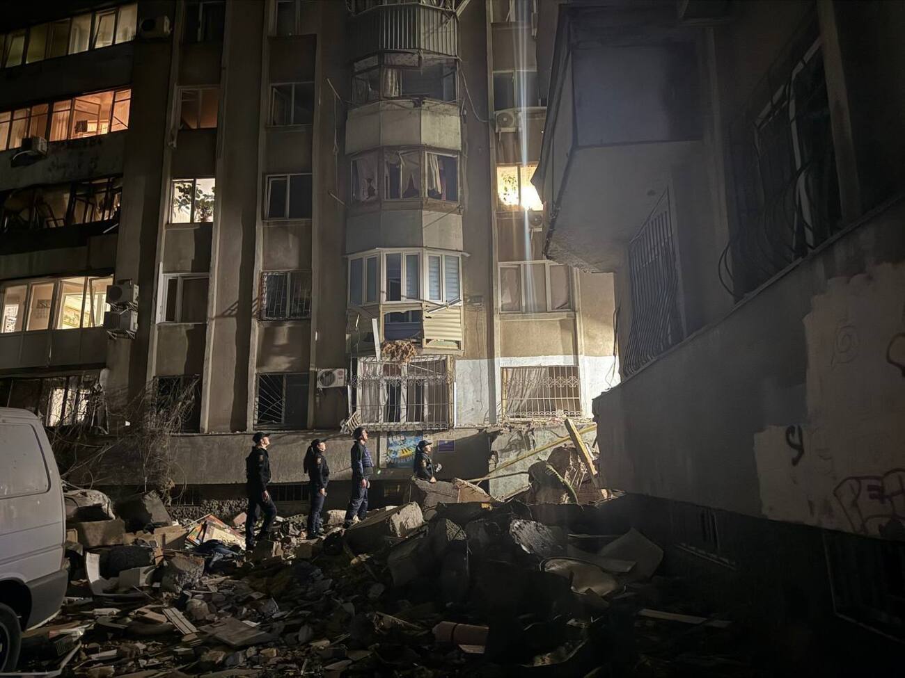 Кіпер показав наслідки дронової атаки на Одесу