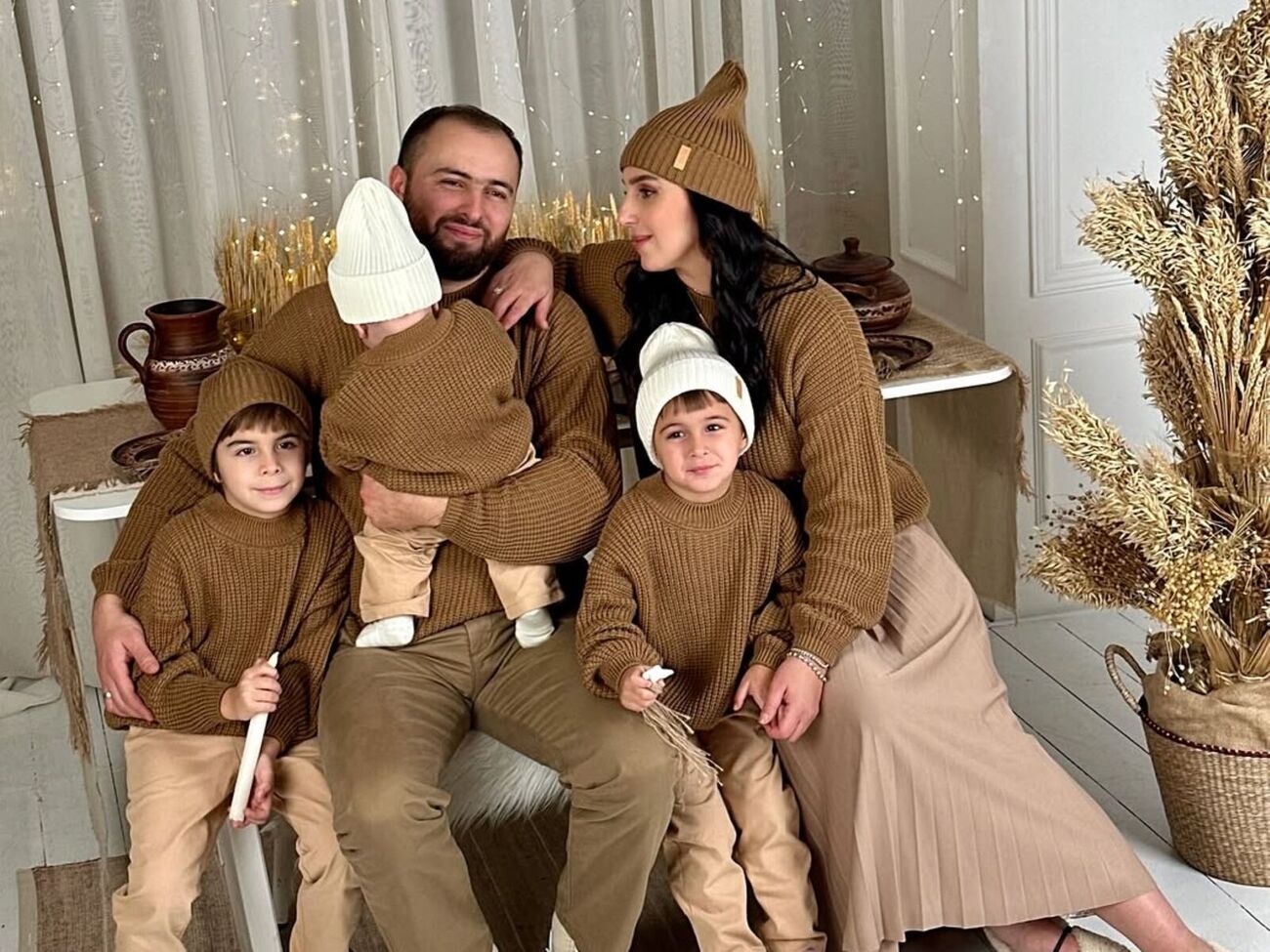 Джамала вместе с мужем воспитывает троих сыновей