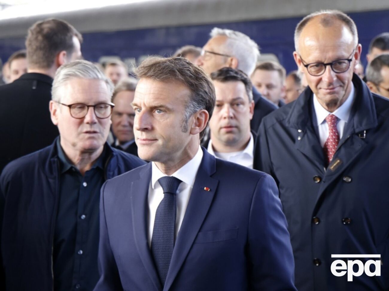 Макрон у Києві разом із Мерцом, Стармером і Туском