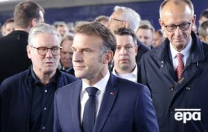 Макрон у Києві разом із Мерцом, Стармером і Туском