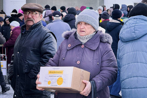 Делимся продуктами с другими, сказала переселенка из Прелестного Ольга Алексеевна