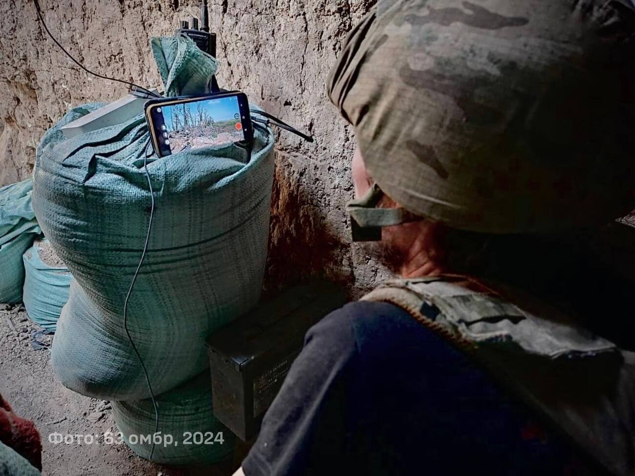 Мужчина сдался силам обороны через два дня пребывания на фронте