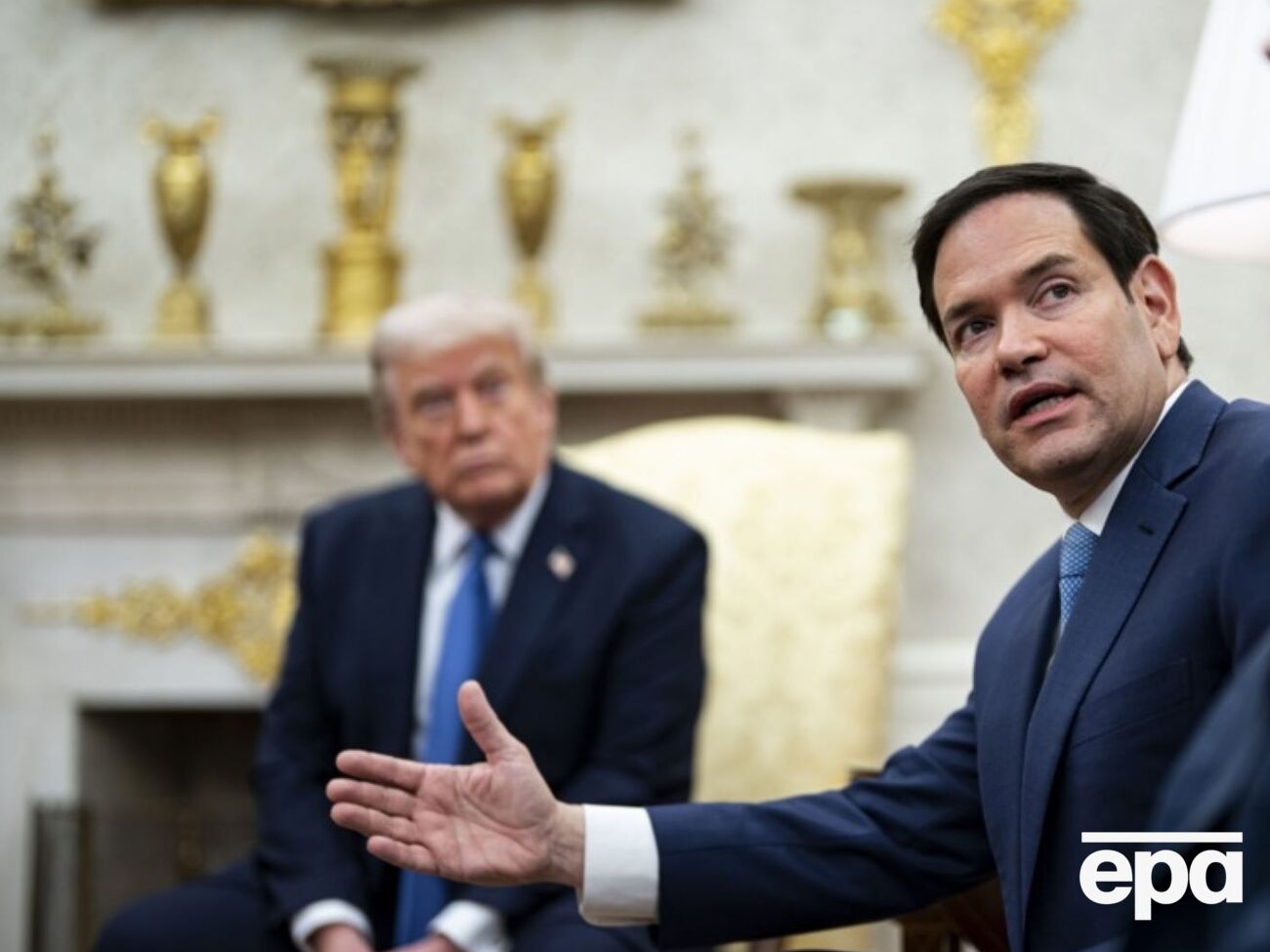 За словами Трампа, американська команда, зокрема й Рубіо, побачать, чи зможуть вони сприяти закінченню війни в Україні