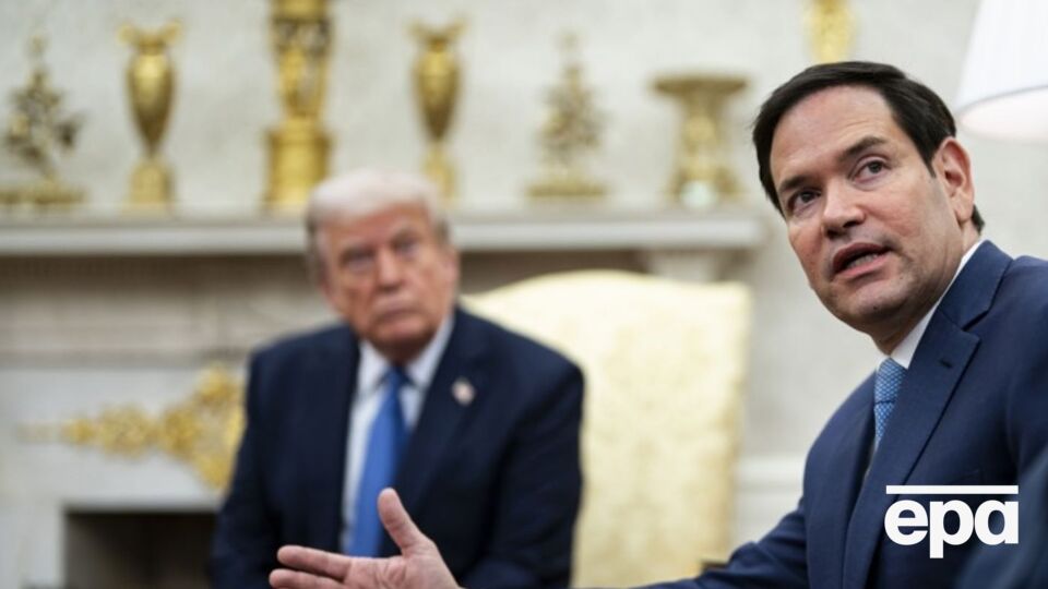 За словами Трампа, американська команда, зокрема й Рубіо, побачать, чи зможуть вони сприяти закінченню війни в Україні