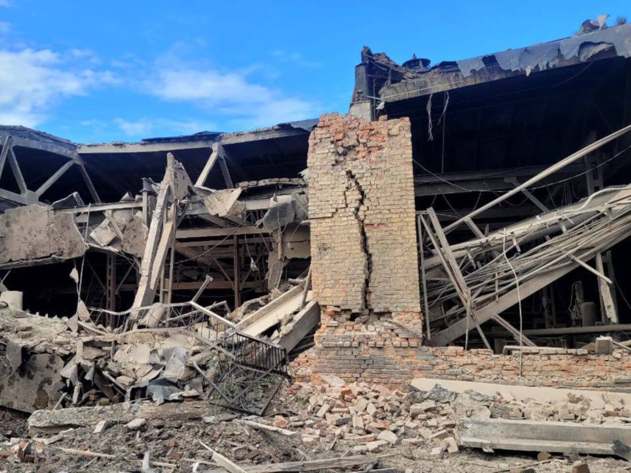 Оккупанты нанесли удар по промышленному объекту