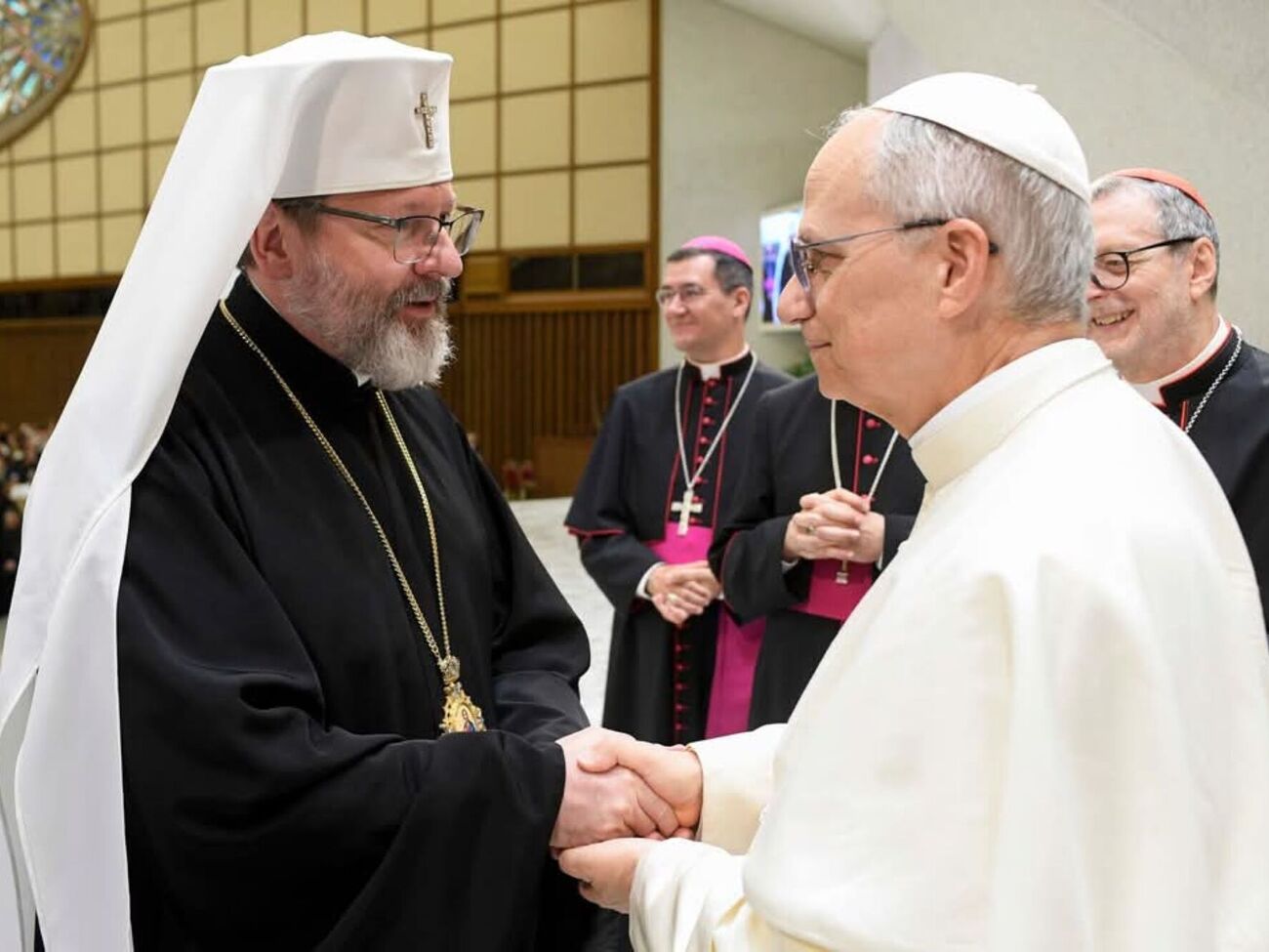 Делегацию украинских верующих возглавил глава УГКЦ Святослав Шевчук