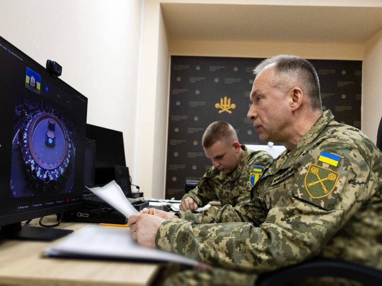 Сырский в режиме видеоконференции принял участие в заседании совета Украина – НАТО