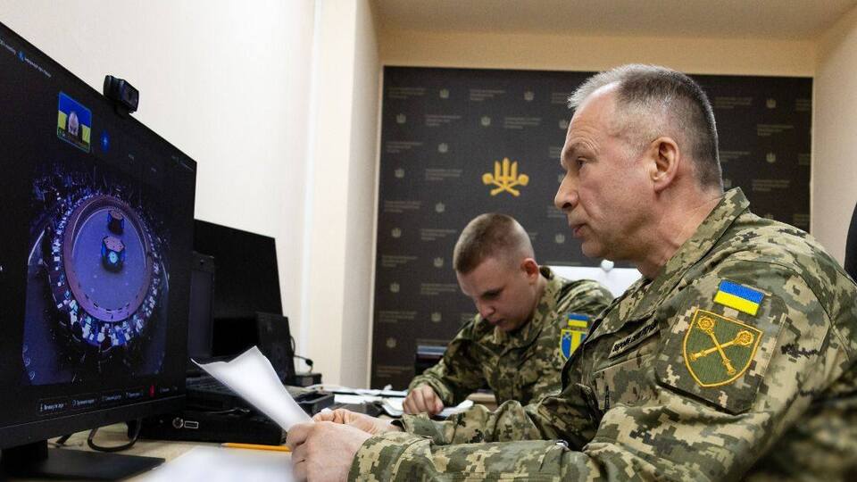 Сырский в режиме видеоконференции принял участие в заседании совета Украина – НАТО