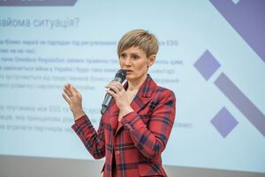 У украинских предприятий нет ресурсов на декарбонизацию под обстрелами, подчеркнула Цыганок