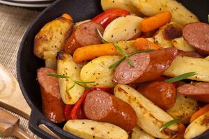 Для блюда вам понадобится 500 г молодого картофеля