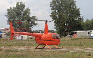 Столкнулись два Robinson R44