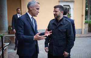 Первую встречу в Риме Зеленский провел с Карни