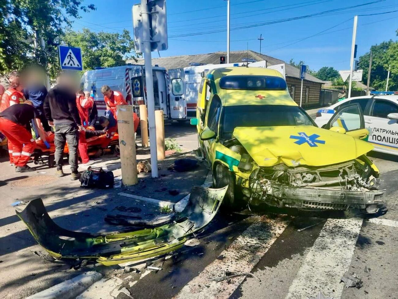 В полиции подчеркнули, что "скорая" двигалась со включенной сиреной