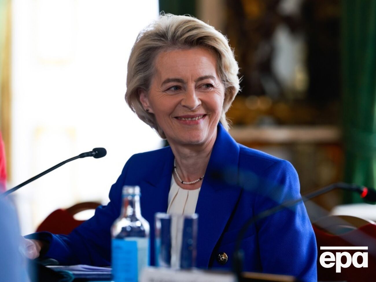 Фон дер Ляйен сообщила о разговоре европейских лидеров с Трампом