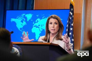 Речниця Держдепу зазначила, що Трамп прагне завершення війни в Україні в дипломатичний спосіб, однак для США не лише війна в Україні зараз у пріоритеті
