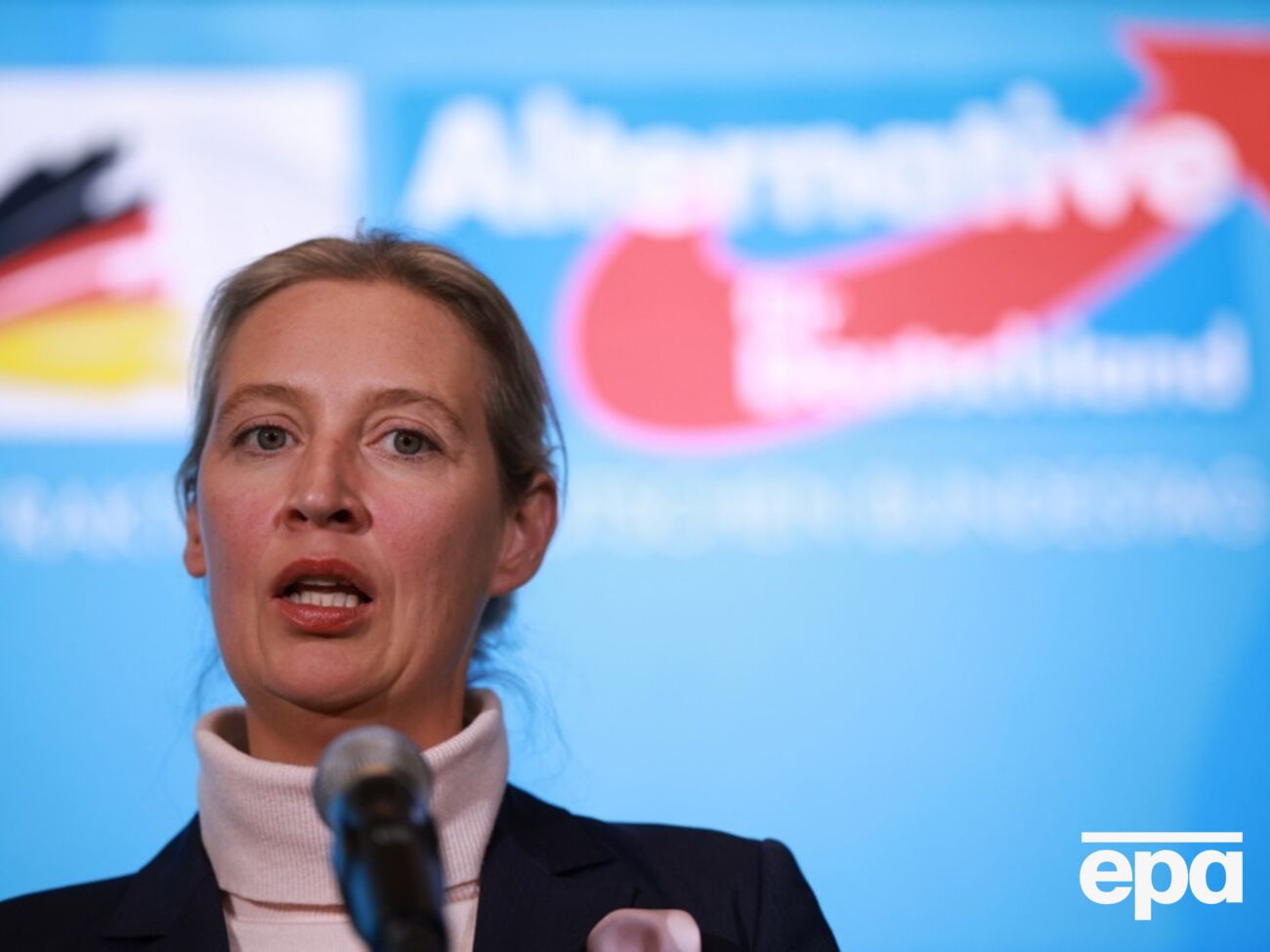 Лидером немецкой партии "Альтернатива для Германии" является Алис Вайдель