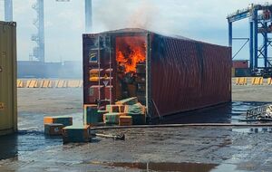 В порту повреждены машинное отделение, транспорт и спецтехника