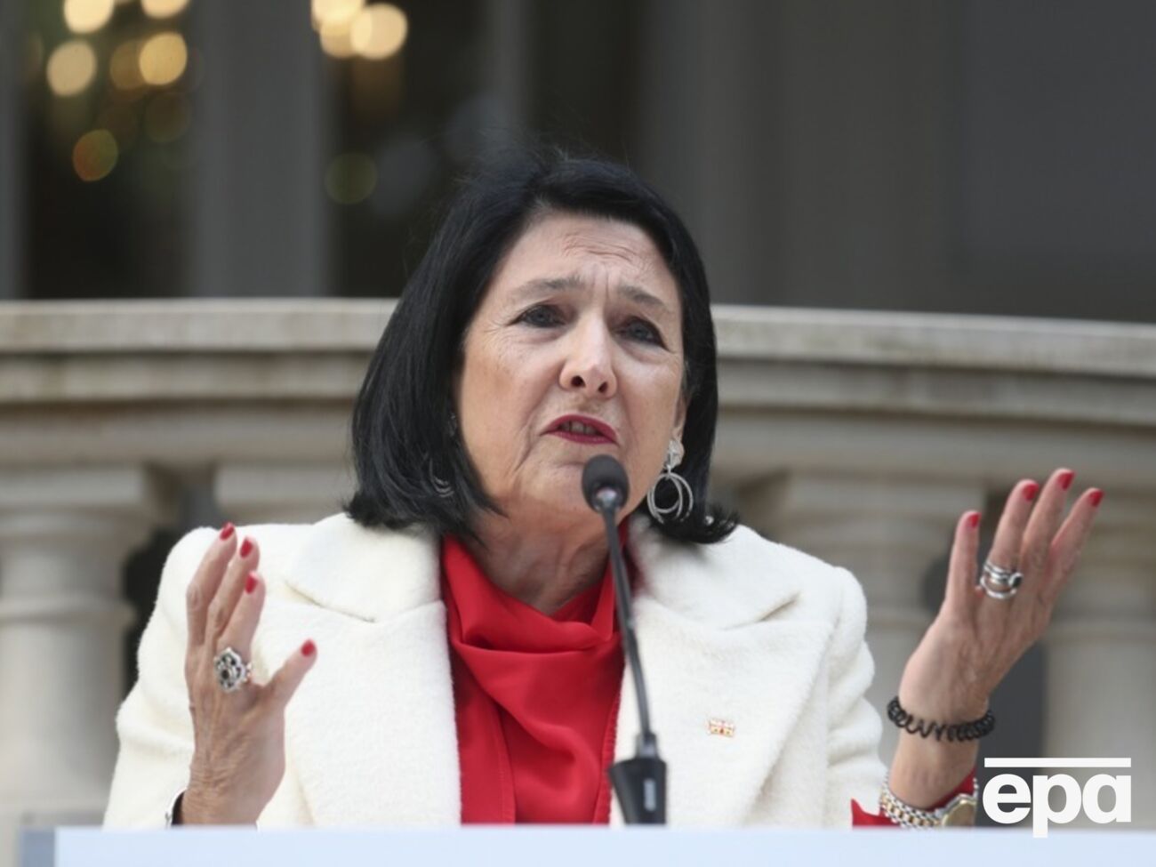 Проти помилування Саакашвілі була половина Грузії, вважає експрезидентка