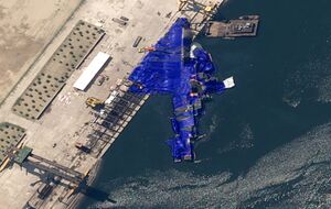 Эсминец КНДР повредили во время церемонии спуска на воду 21 мая