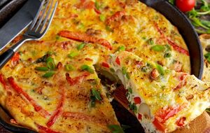 Запікати страву потрібно в аерогрилі або розігрітій до 180 °C духовці 20 хвилин