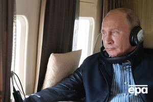 Інтенсивність дронової атаки нібито зросла під час прольоту борту Путіна, сказав представник окупаційної ППО
