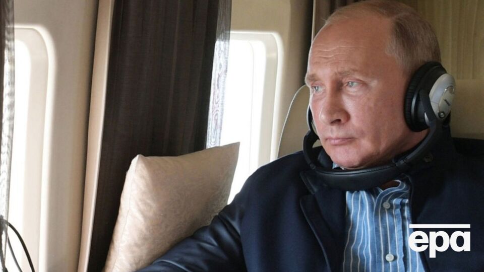 Інтенсивність дронової атаки нібито зросла під час прольоту борту Путіна, сказав представник окупаційної ППО
