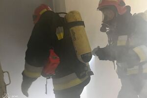 Пожар был потушен в 8.10