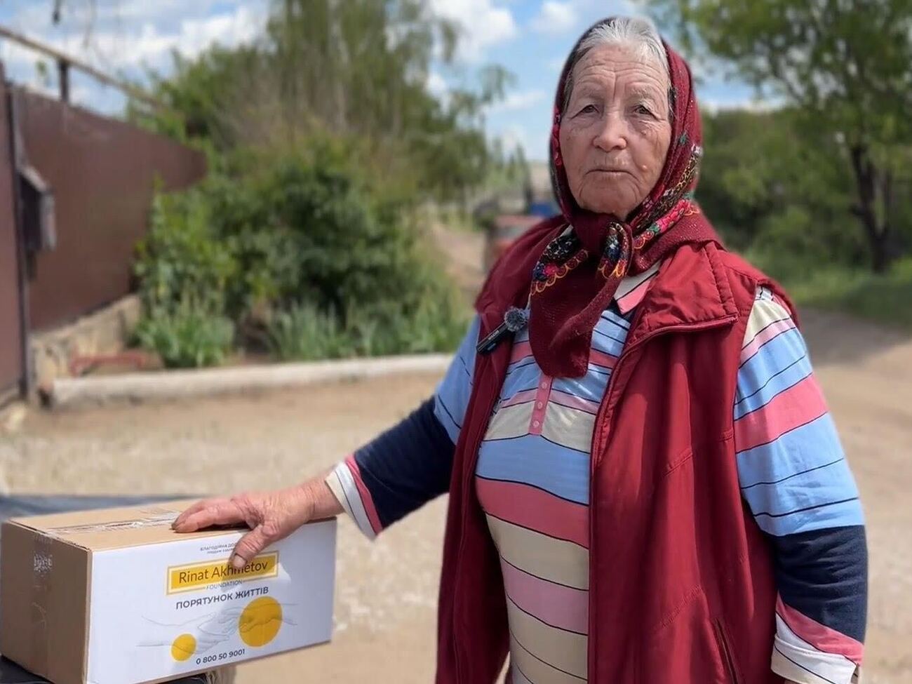 "Сейчас, если бы не война, то можно было бы жить", – сказала местная жительница Клавдия Денисовна